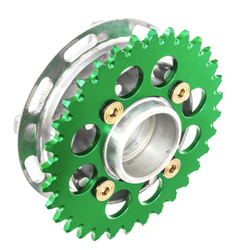 The hob and sprocket of motorcycle
